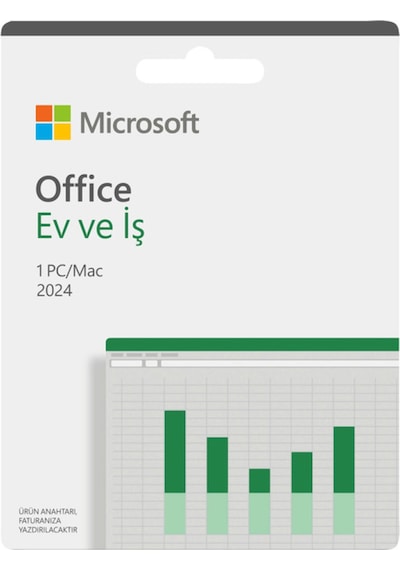 Microsoft Office Ev Ve İş 2024 Türkçe Kutu Lisans