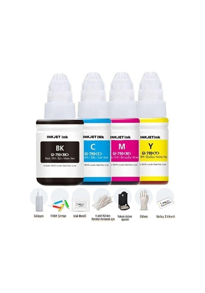 Pg-46 Cl-56 Kartuş Dolum Seti E404, E414, E464 + Delme Için Vida