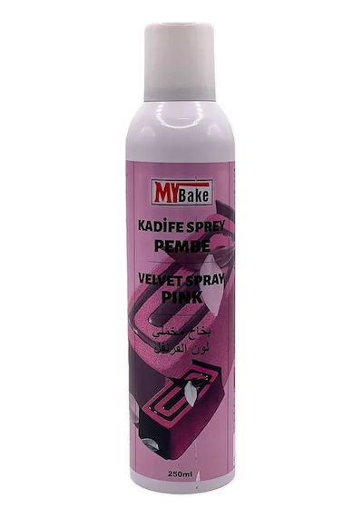 Sprey Boya Velvet My Bake 250 Ml Pembe