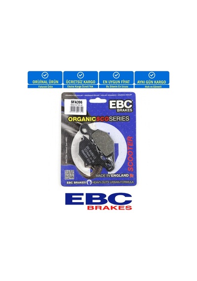 Ebc Sfa396 Scooter Fren Balatası