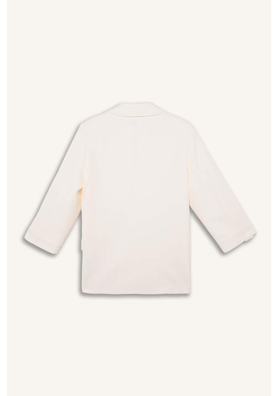 Defacto Oversıze Basic Blazer Ceket C3215ax26auer105 Ekru-er105