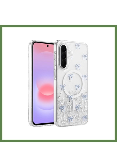 Bezos Onegif Samsung Galaxy A37 5g Uyumlu Misk Simli Magsafe Kapak - Desen 3 Hb006