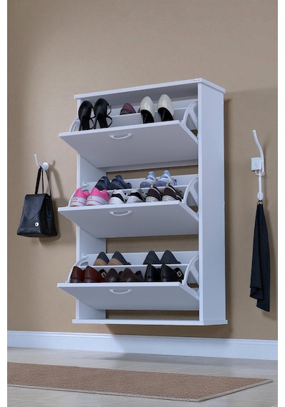 Eliusta Farel 72 Cm Genişlik 3 Kapaklı Ayakkabılık 72x114x26 Cm Beyaz Renk Kapı Önü/antre Ayakkabılık Beyaz Eliusta Farel 72 Cm Genişlik 3 Kapaklı Ayakkabılık 72x114x26 Cm Beyaz Renk Kapı Önü/antre Ayakkabılık Beyaz