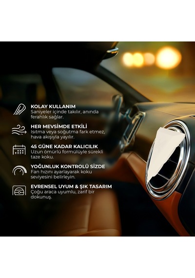 Vavana Araba Klima Kokusu 3'lü Set - Trio Oto Kokusu Bpa & Sıvı İçermez 45 Gün Etkili Set 2