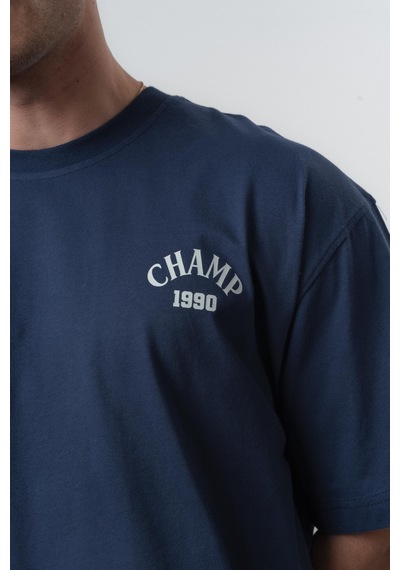 Respire Erkek Zidane Baskılı Oversize T-shirt Lacivert