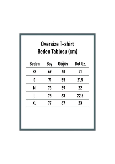 Startmore Unisex Challenge Rahat Kesim Oversize Siyah