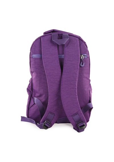 Bizoon Np292 Unisex Su Geçirmez Kumaş Günlük Okul Seyahat Mor Sırt Çantası
