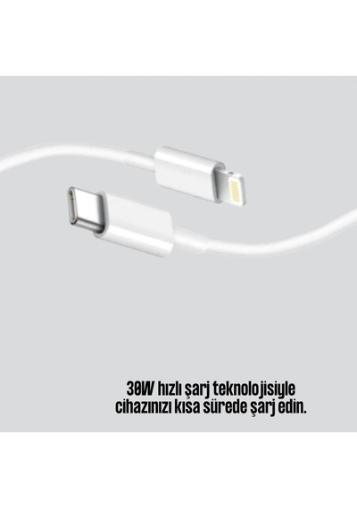 Yüksek Saflıkta Bakır Çekirdekli 30w Hızlı Şarj Kablosu 44282458