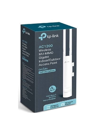 TP-Link EAP225-Outdoor 1200 Mbps Kablosuz MU-MIMO GIGABİT İÇ ORTAM/DIŞ ORTAM Access Point