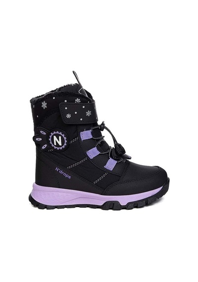 Kids Club Shoes Ndrops-014 İçi Yünlü Unisex Kar Botu Çocuk Bot Lila