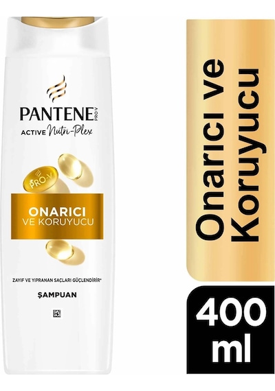 Pantene Onarıcı Ve Koruyucu Bakım Şampuanı 400 Ml Beyaz