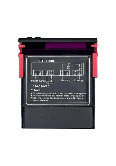 Stc-1000 220v Lcd Ekranlı Problu Termostat Dijital Sıcaklık Kontrol Cihazı