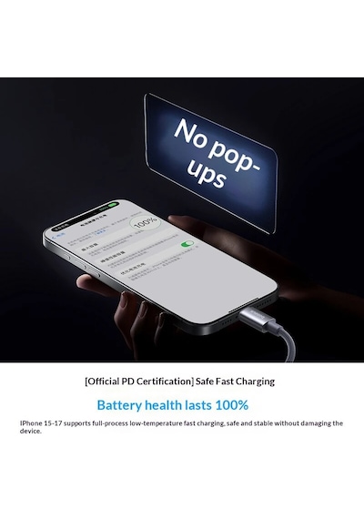 Baseus Lingxi 100w Type-c To Type-c Otomatik Akım Kesen Akıllı Hızlı Şarj Ve Data Kablosu 1m 100w Type-c To Type-c