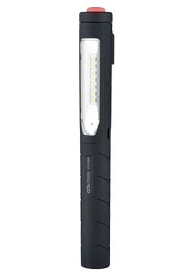 R10-mını 1 Şarjlı Led Çalışma Lambası-120 Lümen Siyah - Kırmızı