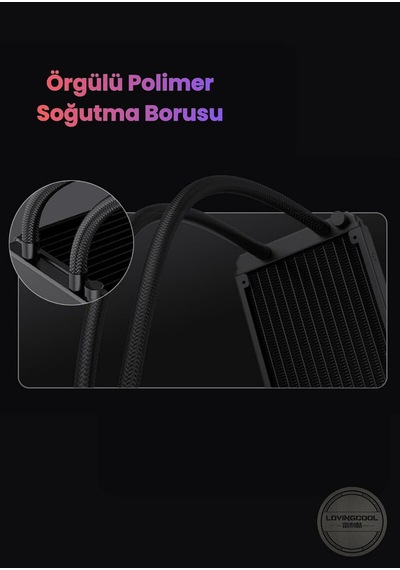 Tr Hk2 Seri Si 120 Mm Yeni Nesil Yüksek Performanslı I Şlemci Ayarı Mini Isı Göstergeli Sıvı Soğutma Genel