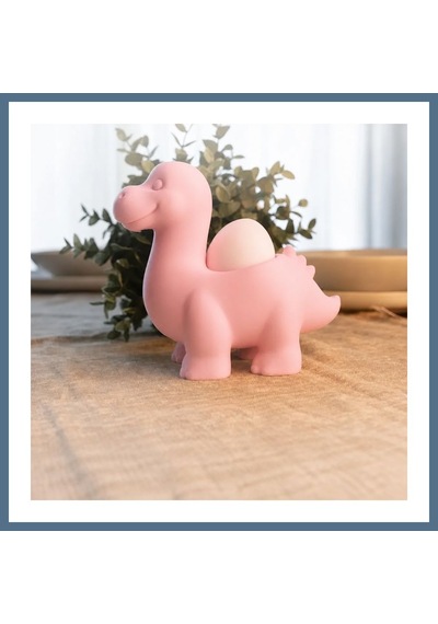 Buradabulabilirsin 3d Baskı Dinozor Yumurtalık - Sevimli Eggosaurus Yumurta Tutucu-pembe Bbz
