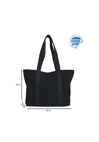 Tuttobene Trendy Tote Omuz Çantası Çıtçıtlı Çok Gözlü Günlük Kullanım Tb023 Siyah