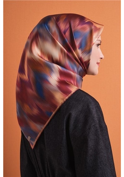 Armine Saf İpek Sura Eşarp 9605d 85 Pudra Pembe