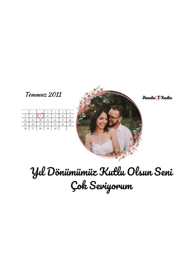 Kişiye Özel Masa Üstü Çerçeve 2891