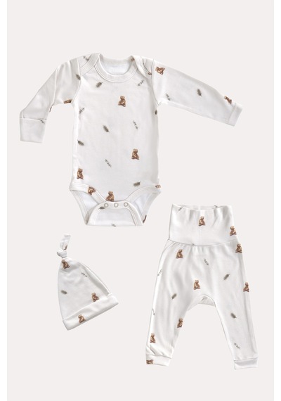 Mama Padre Asopardo Yenidoğan Mini Set - 3 Parça Renkli - 861046979 Renkli