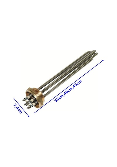 2" Krom Kafalı Kazan Rezistansı 30-35-40-45-50Cm - 385917762