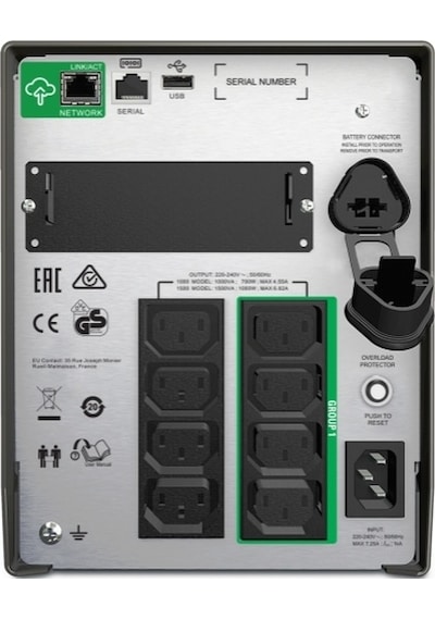 APC SMT1000IC APC Smart-Ups 1000VA LCD 230V With Smartconnect Güç Kaynağı