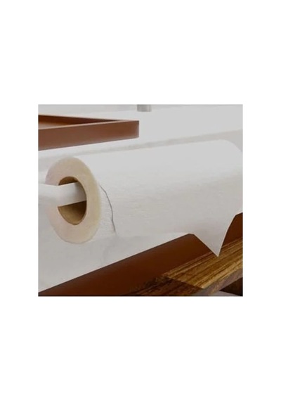 Yapışkanlı Kağıt Havluluk - Banyo İçin Pratik Askılık Ve Peçetelik, 3m Yapışkanlı
