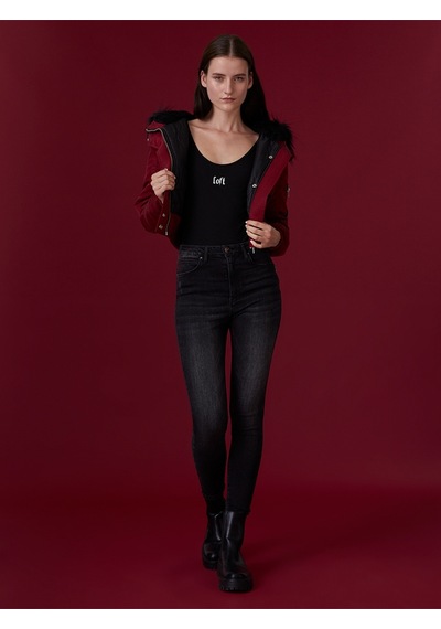 Natalie Skinny Fit Kadın Pantolon Monica Wash