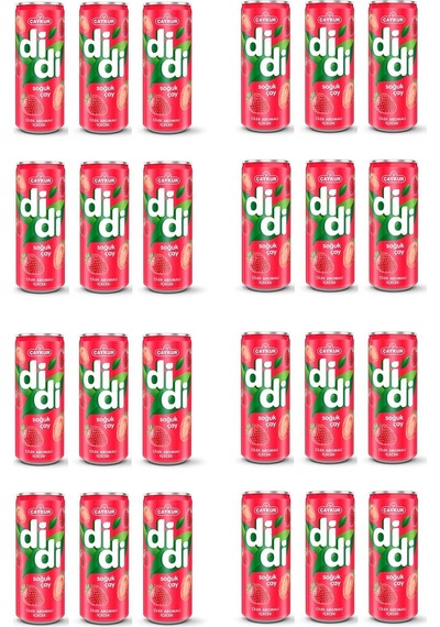 Didi Çilek Aromalı Soğuk Çay 250 Ml X 24 Adet