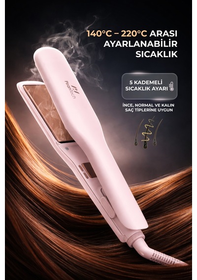 Ks-709 Saç Düzleştirici Profesyonel Seramik Keratin Plakalı