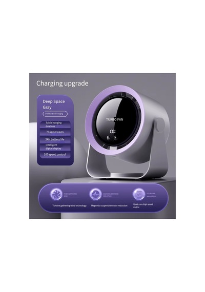 Şarjlı Masaüstü Fan Mini Klima Led Ekranlı Vantilatör Ev Ofis İçin Serinletici Fan 2025 Yeni Model