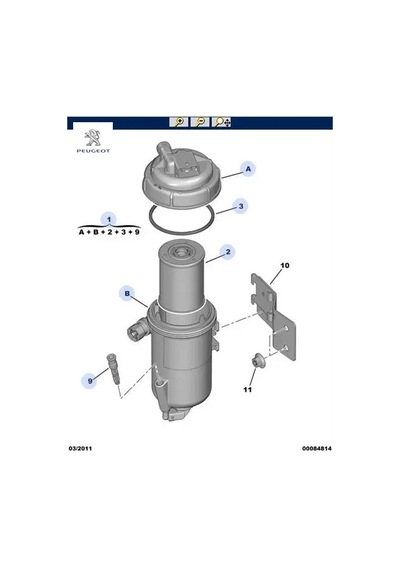 Mazot Filtre Kutusu Boxer-ducato-jumper 2.2hdi 06