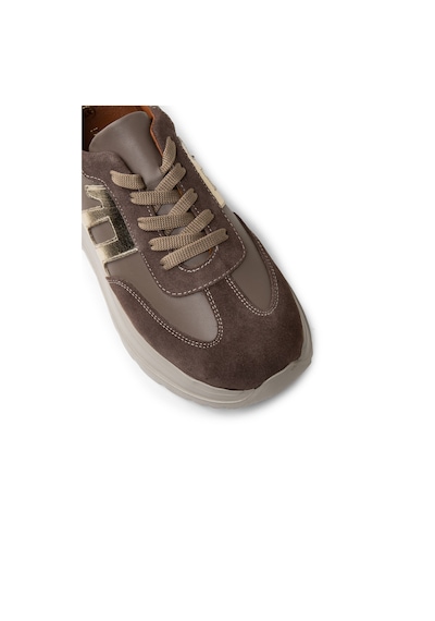 Deery Kadın Hakiki Deri Vizon Renk Sneaker Ayakkabı - M0510zvzne01 Vizon