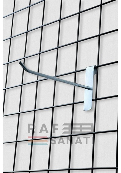 Tel Pano Kancası 30 Cm - Askı Kanca Raf Askısı Raf Aksesuar Tel Askı Çorap Kancası 10 Adet