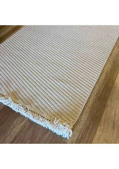 Hoom Rugs Dizayn 1063 Bej Yumuşak Dokulu Desensiz İskandinav Halı Bej