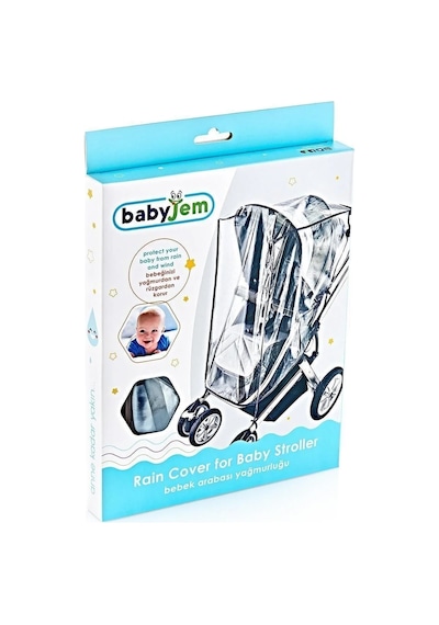 Babyjem XL Bebek Arabası Yağmurluğu Fitalatsız (22 x 27cm)