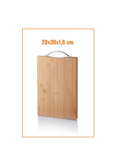 Bambu Kesme Tahtası \ Bambu Kesme Tahtası \ 30x20 Cm Bambu Kahverengi Diğer