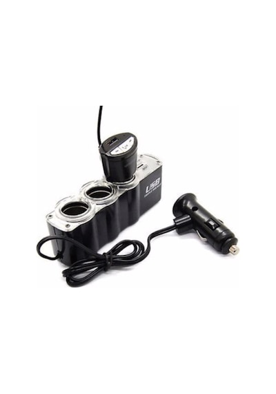 Eraks Car Accesorıes Araç Oto Çakmak Çoğaltıcı 3 Port+1 Usb