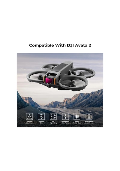 Avata 2 Için Filtre Seti 4'lü Paket Nd8&pl, Nd16&pl, Nd32&pl, Nd64&pl