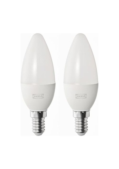Ikea Solhetta Led Ampul E14, Işık Rengi: Sıcak Beyaz 2700 Kelvin , 470 Lm