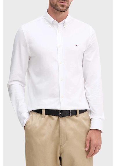 Tommy Hilfiger Erkek Gömlek Mw0mw41059 Ybr Beyaz