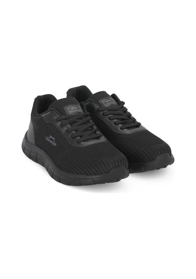 Slazenger Paulo Erkek Siyah / Siyah Koşu & Yürüyüş Spor Ayakkabısı