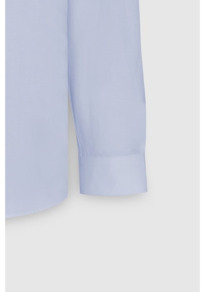 AC&Co / Altınyıldız Classics Erkek ACIK MAVI Ütülemesi Kolay Comfort Fit Geniş Kesim Klasik Yaka Gömlek Açık Mavi