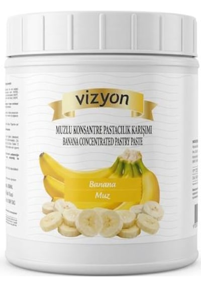 Vizyon Konsantre Muz Pastacılık Karışımı 1 Kg