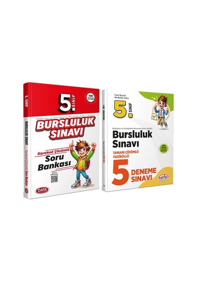 Data Yayınları 2025 5.sınıf Bursluluk Soru Ve Deneme Seti 2 Kitap
