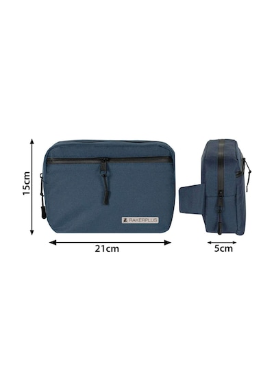Rakerplus Lacivert Unisex Minimal 21x15x5 Cm Bel Ve Göğüs Çantası Natural