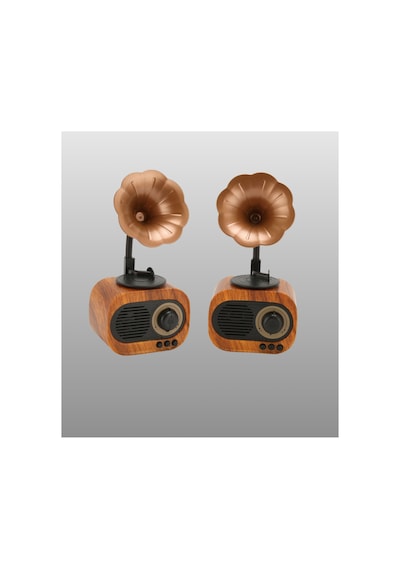 Taşınabilir Mini Retro Ra Bluetooth Hoparlör Usb Sd Aux Destekli Yeni Nesil