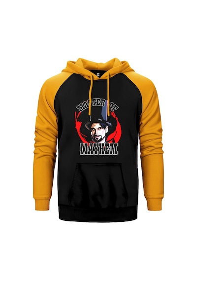 Master Of Mayhem Julian Slink Sarı Renk Reglan Kol Kapşonlu Sweatshirt Sarı