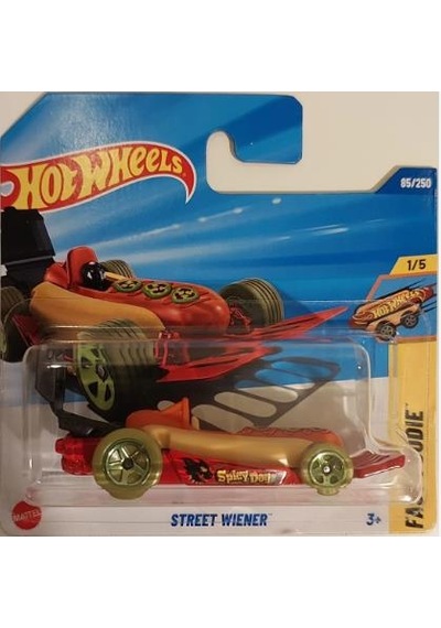 Hot Wheels Tekli Arabalar Street Wiener Hyx23 Fast Foodie Renkli