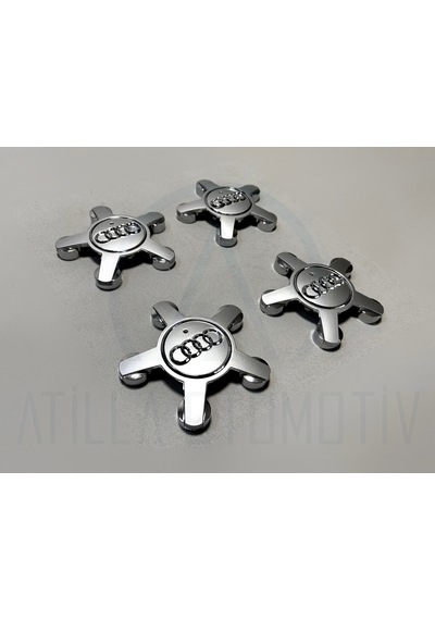 4 X Audi Q5 8r 09-17 Ahtapot Çelik Jant Göbek Seti Gri 112mm